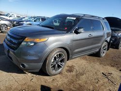 Ford salvage cars for sale: 2015 Ford Explorer Sport