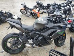 Kawasaki salvage cars for sale: 2024 Kawasaki EX650 R