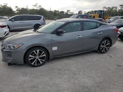 Nissan Maxima salvage cars for sale: 2018 Nissan Maxima 3.5S