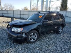 Subaru salvage cars for sale: 2007 Subaru Forester 2.5X