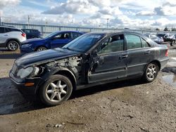 Mercedes-Benz c-Class salvage cars for sale: 2002 Mercedes-Benz C 240