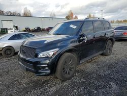 Infiniti salvage cars for sale: 2017 Infiniti QX80 Base