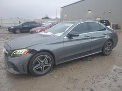 Mercedes-Benz c-Class salvage cars for sale: 2019 Mercedes-Benz C 300 4matic