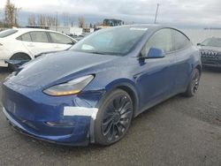 Tesla salvage cars for sale: 2022 Tesla Model Y