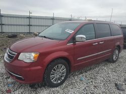 Chrysler Town & Country Touring l salvage cars for sale: 2016 Chrysler Town & Country Touring L