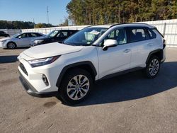 Salvage cars for sale from Copart Dunn, NC: 2022 Toyota Rav4 XLE Premium