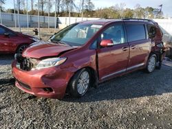 Toyota Sienna xle salvage cars for sale: 2015 Toyota Sienna XLE