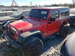 Jeep salvage cars for sale: 2015 Jeep Wrangler Sport