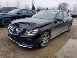 Mercedes-Benz salvage cars for sale: 2014 Mercedes-Benz E 350 4matic Wagon