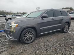 Jeep salvage cars for sale: 2017 Jeep Grand Cherokee Summit