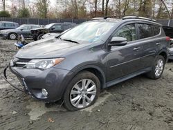 Vehiculos salvage en venta de Copart Waldorf, MD: 2015 Toyota Rav4 Limited