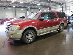 Ford Expedition salvage cars for sale: 2008 Ford Expedition EL Eddie Bauer