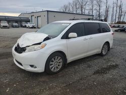 Toyota Sienna xle salvage cars for sale: 2012 Toyota Sienna XLE