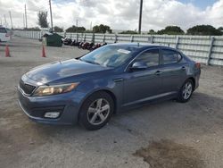 KIA Optima salvage cars for sale: 2015 KIA Optima LX