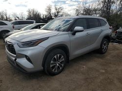 Toyota Highlander salvage cars for sale: 2021 Toyota Highlander XLE