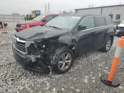 Toyota Highlander salvage cars for sale: 2016 Toyota Highlander LE