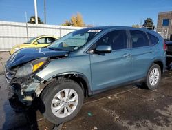 Honda crv salvage cars for sale: 2012 Honda CR-V EX