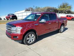 Ford f-150 salvage cars for sale: 2018 Ford F150 Supercrew