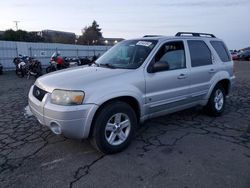 Ford Escape salvage cars for sale: 2007 Ford Escape HEV