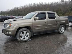 Salvage cars for sale from Copart Hurricane, WV: 2010 Honda Ridgeline RTL