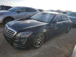 Mercedes-Benz s-Class salvage cars for sale: 2018 Mercedes-Benz S 560 4matic