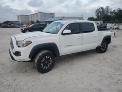 Toyota Tacoma salvage cars for sale: 2017 Toyota Tacoma Double Cab