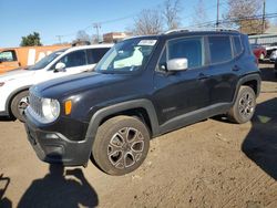 Jeep salvage cars for sale: 2018 Jeep Renegade Limited