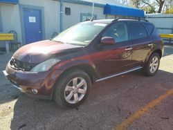 Nissan Murano salvage cars for sale: 2007 Nissan Murano SL