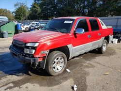 Chevrolet Avalanche salvage cars for sale: 2002 Chevrolet Avalanche C1500