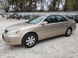 Toyota Camry salvage cars for sale: 2002 Toyota Camry LE