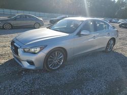 Infiniti salvage cars for sale: 2018 Infiniti Q50 Luxe