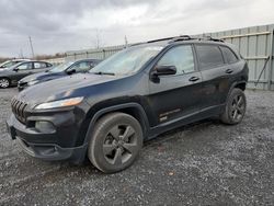 Salvage cars for sale from Copart Ottawa, ON: 2016 Jeep Cherokee Latitude