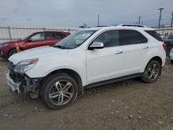 Salvage cars for sale from Copart Appleton, WI: 2017 Chevrolet Equinox Premier