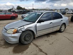 Honda Civic salvage cars for sale: 2002 Honda Civic DX