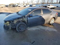 Toyota Corolla salvage cars for sale: 2016 Toyota Corolla L