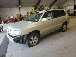 Salvage cars for sale from Copart Center Rutland, VT: 2003 Toyota Highlander Limited