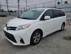 Toyota Sienna le salvage cars for sale: 2018 Toyota Sienna LE