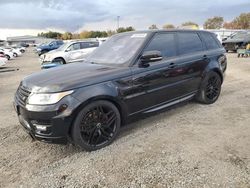 Land Rover Range Rover salvage cars for sale: 2016 Land Rover Range Rover Sport HSE