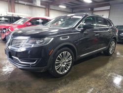 Lincoln Vehiculos salvage en venta: 2017 Lincoln MKX Reserve