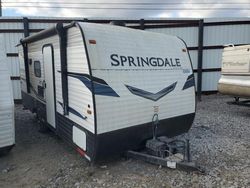 Springdale salvage cars for sale: 2022 Springdale Travel Trailer