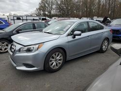 Subaru Legacy salvage cars for sale: 2017 Subaru Legacy 2.5I Premium