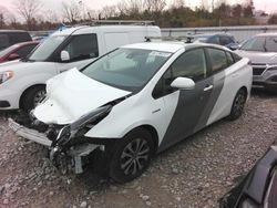 Toyota Prius salvage cars for sale: 2021 Toyota Prius LE