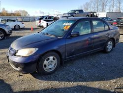 Honda salvage cars for sale: 2005 Honda Civic Hybrid