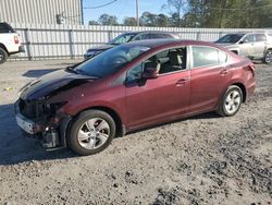 Honda salvage cars for sale: 2013 Honda Civic LX