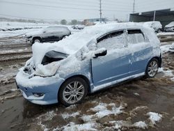 Salvage cars for sale from Copart Colorado Springs, CO: 2009 Honda FIT Sport