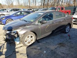 Chevrolet Cruze salvage cars for sale: 2017 Chevrolet Cruze LT