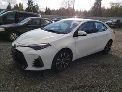 Toyota Corolla salvage cars for sale: 2017 Toyota Corolla L