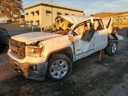 Salvage trucks for sale at Albuquerque, NM auction: 2015 GMC Sierra K1500 SLE