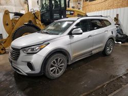 Hyundai Santa fe salvage cars for sale: 2017 Hyundai Santa FE SE