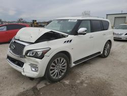 Infiniti salvage cars for sale: 2015 Infiniti QX80